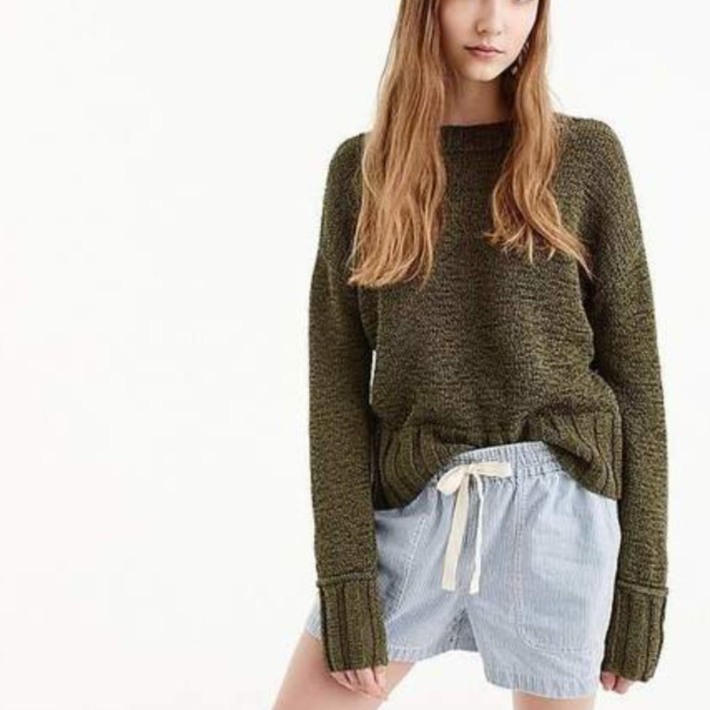 NWOT-J Crew-Point Sur seaside short in stripe